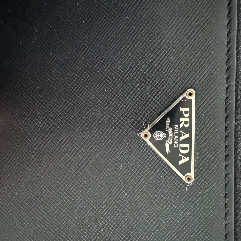Prada Black LONG WALLET